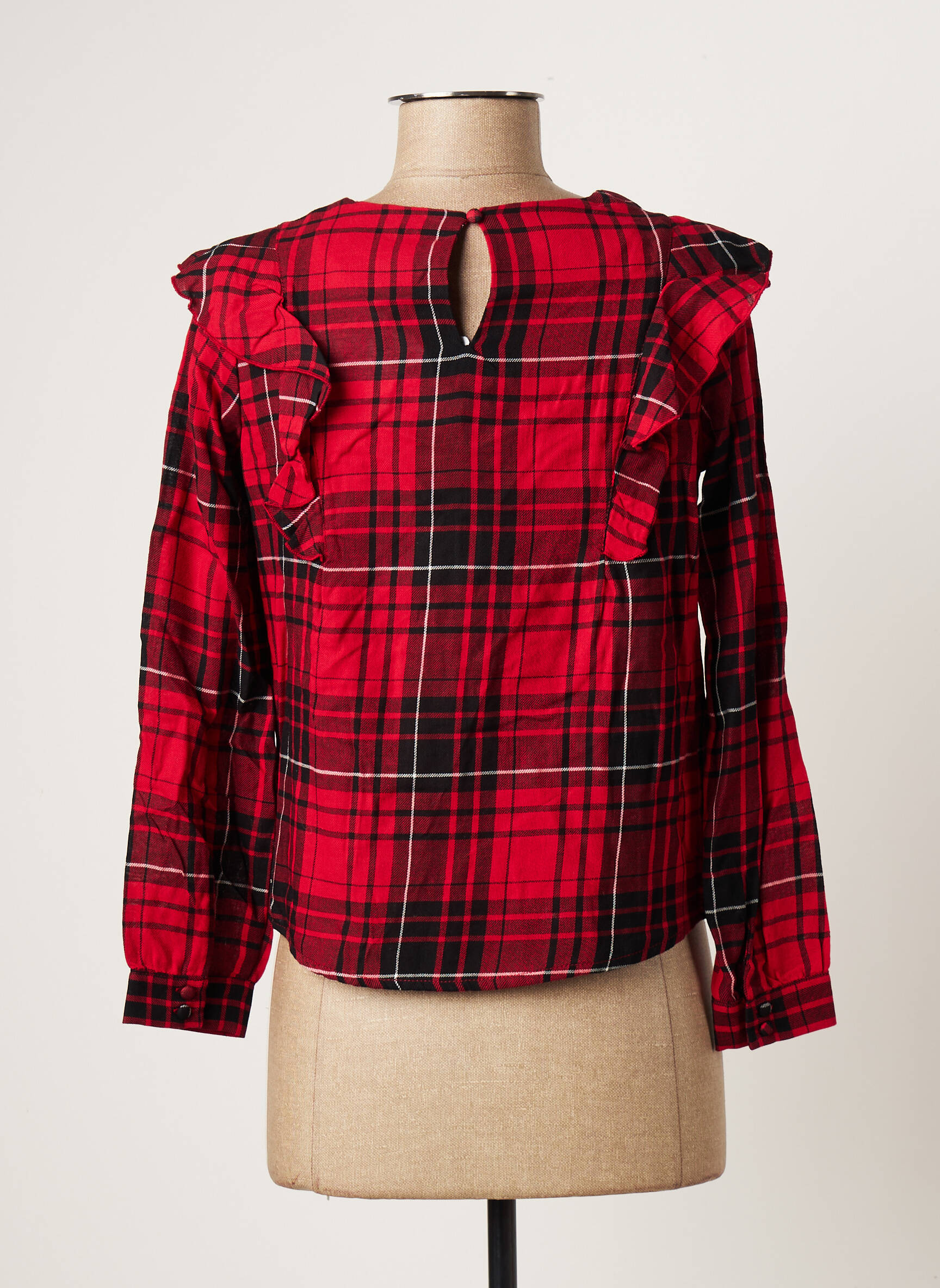 Mayoral Blouses Fille couleur rouge