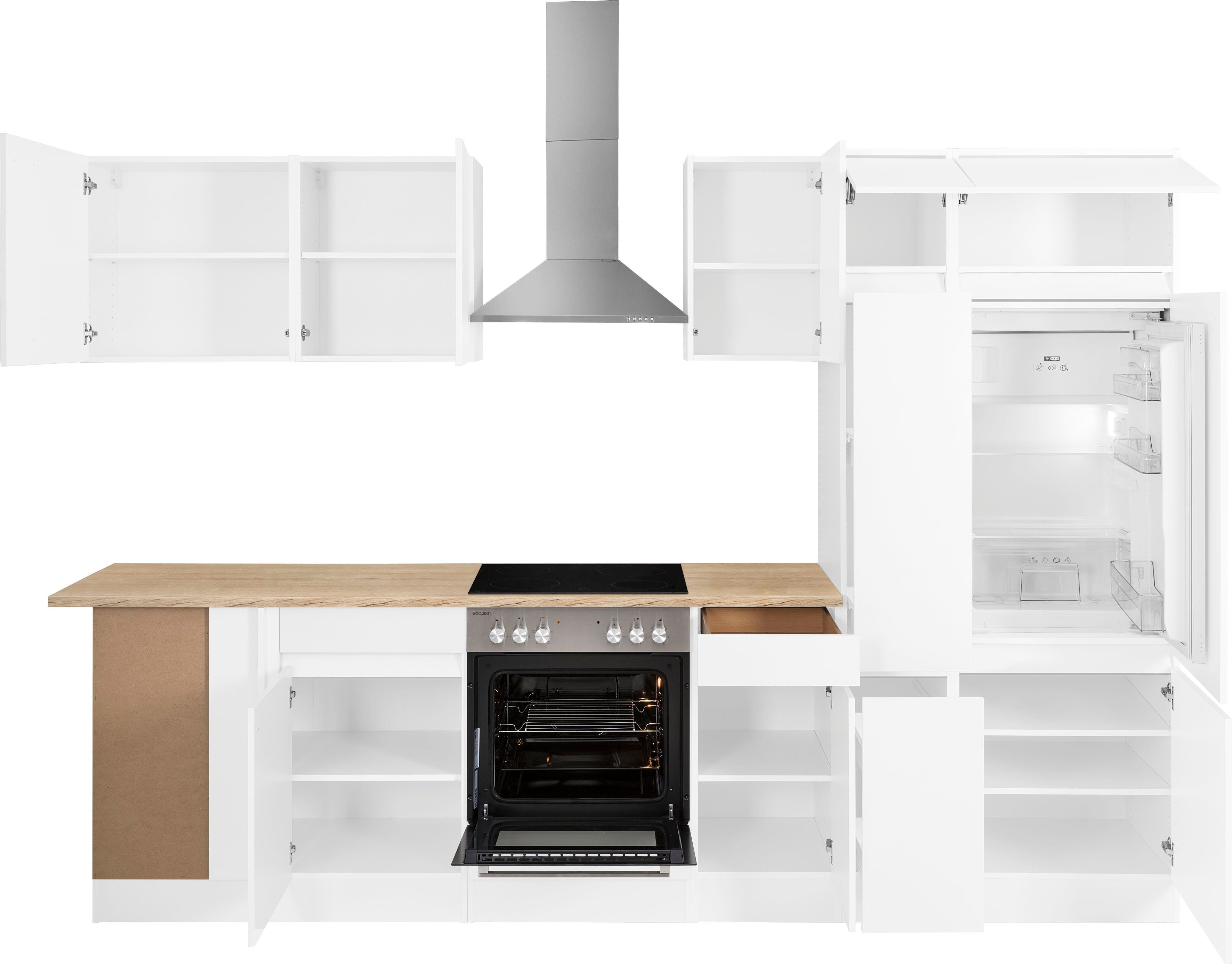OPTIFIT Winkelküche Roth, ohne E-Geräte, Stellbreite 300 x 175 cm