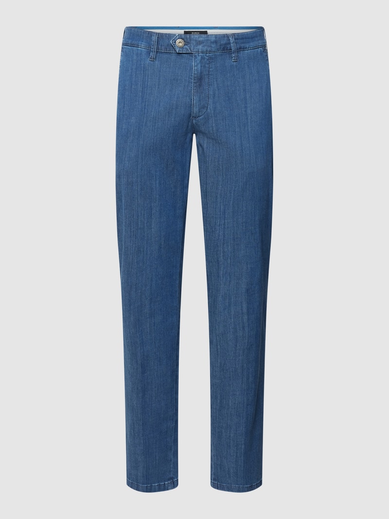 Jeans im 5-Pocket-Design Modell 'John' in blau meliert