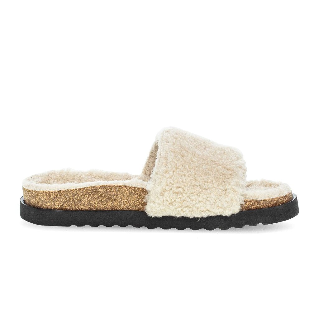 Gabor fashion Plüschhausschuh beige