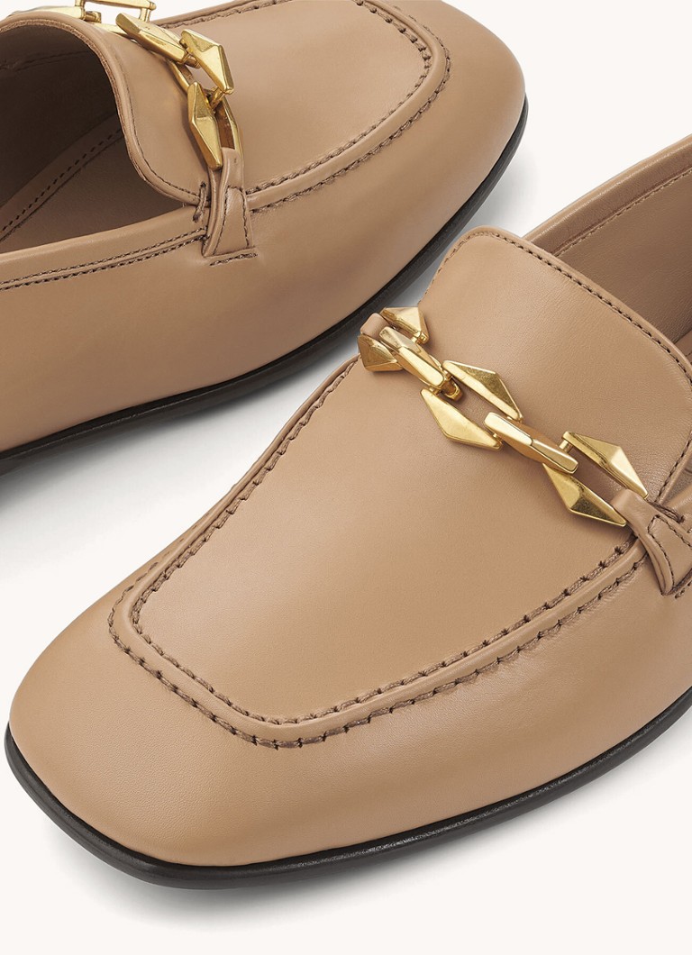 Mocassins Jimmy Choo Diamond Tilda em couro de bezerro