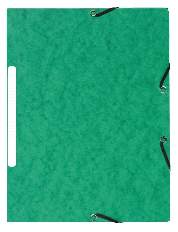 Exacompta Sammelmappe 55473E DIN A4 Grün Karton 24 x 32 cm 50 Stück