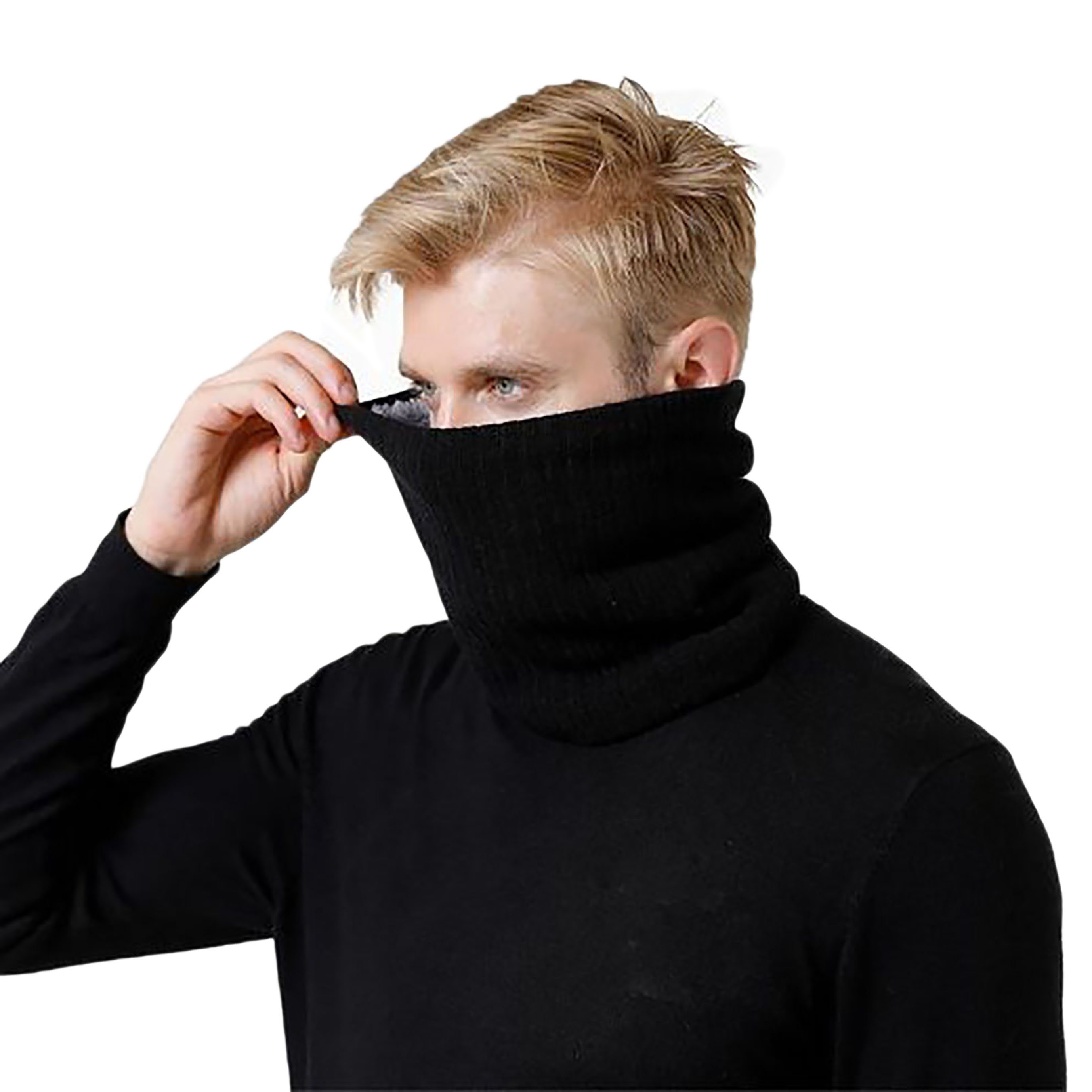 SRRINM Multifunktionstuch Winter Hals Verdickung Warm Schal, (1-St)