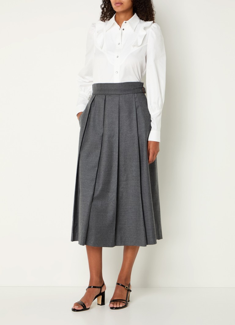Camicetta con volant MaxMara Pancia