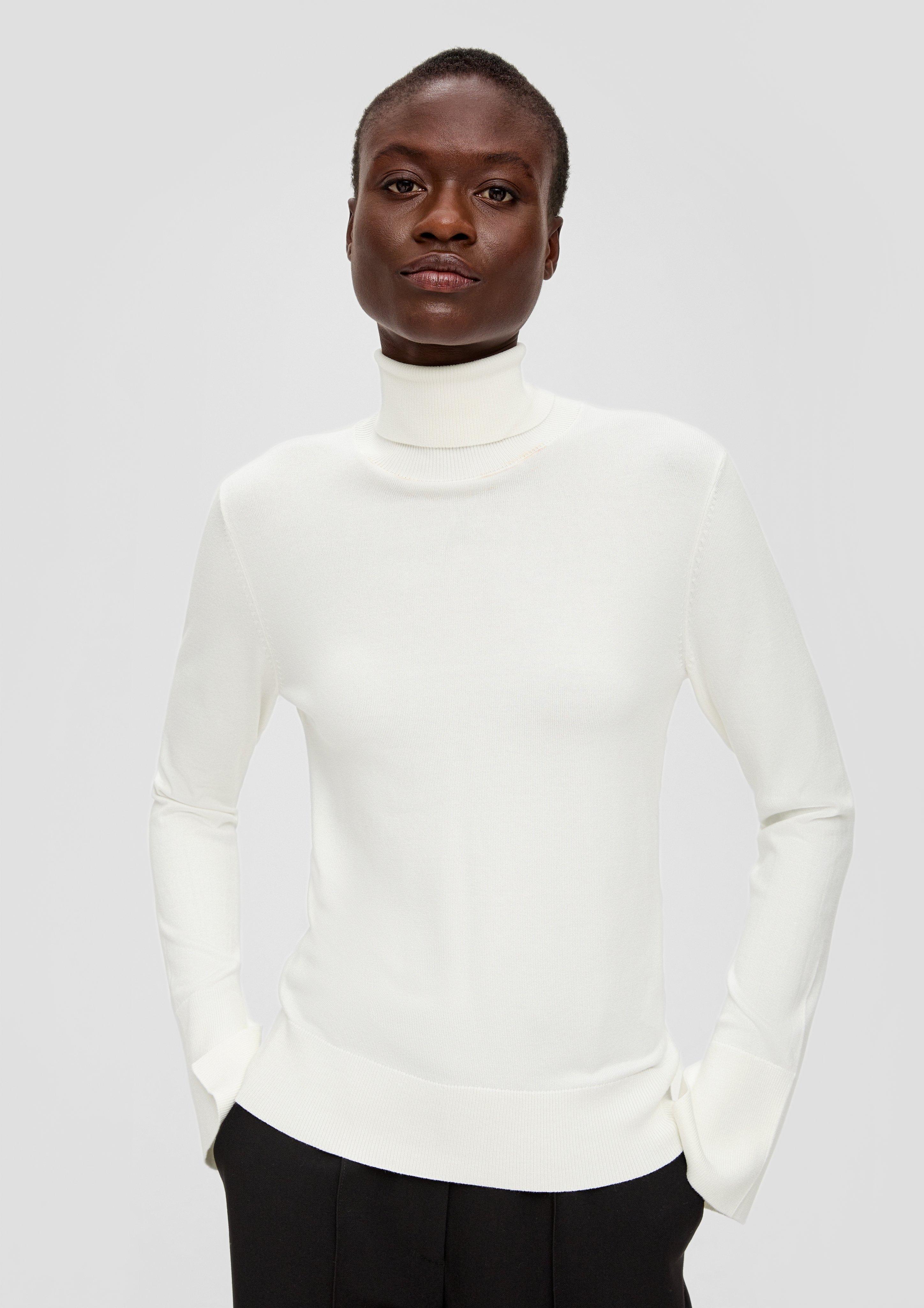 Rollkragenpullover aus Viskosemix  2136081-0200