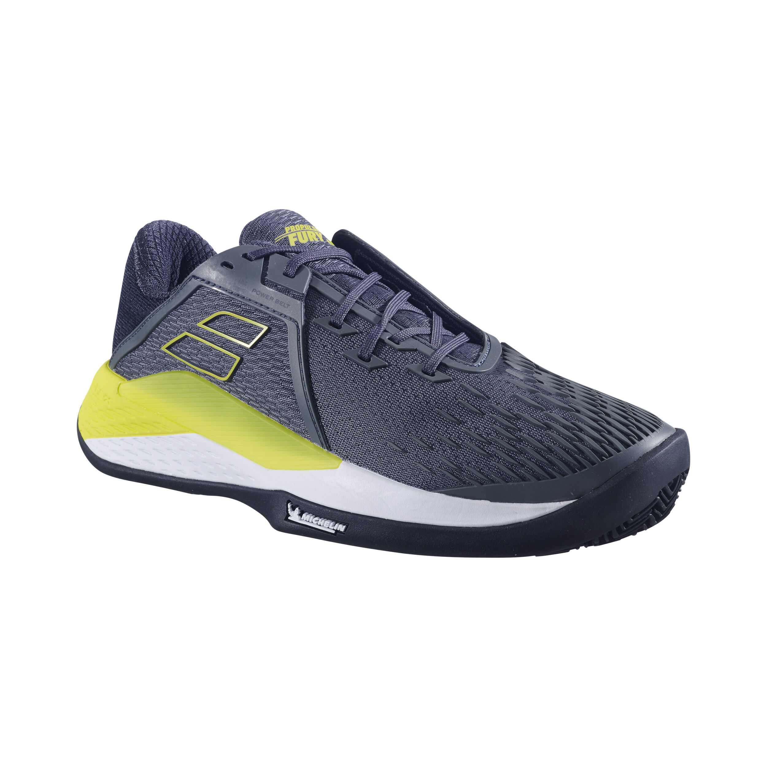 Propulse Fury 3 Sandplatzschuh Herren - Dunkelgrau, Neongrün