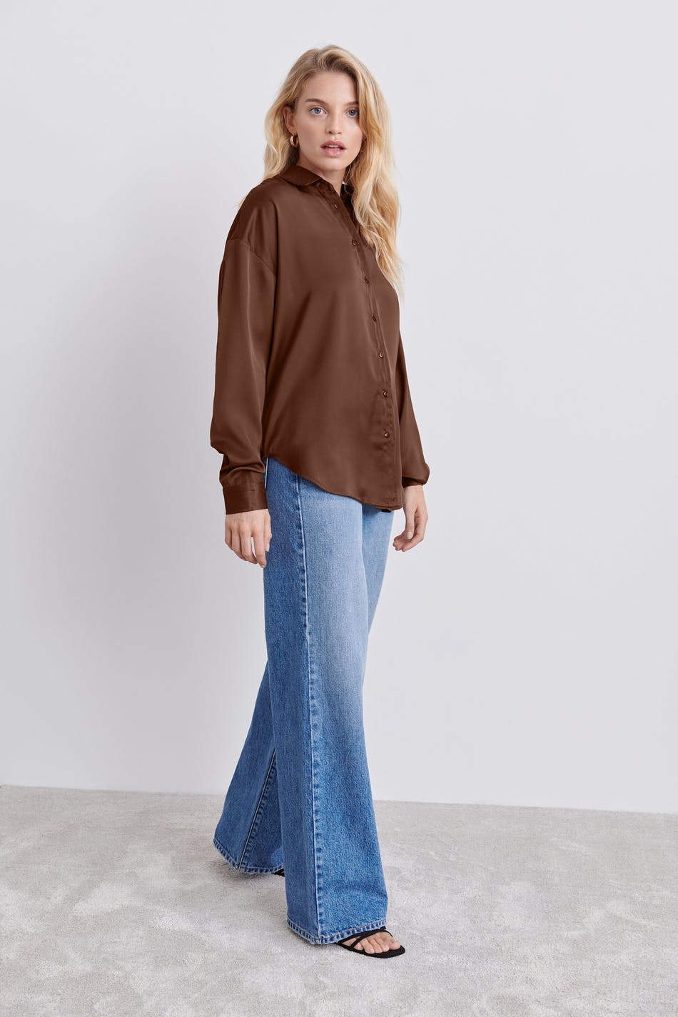 Sydney satin shirt