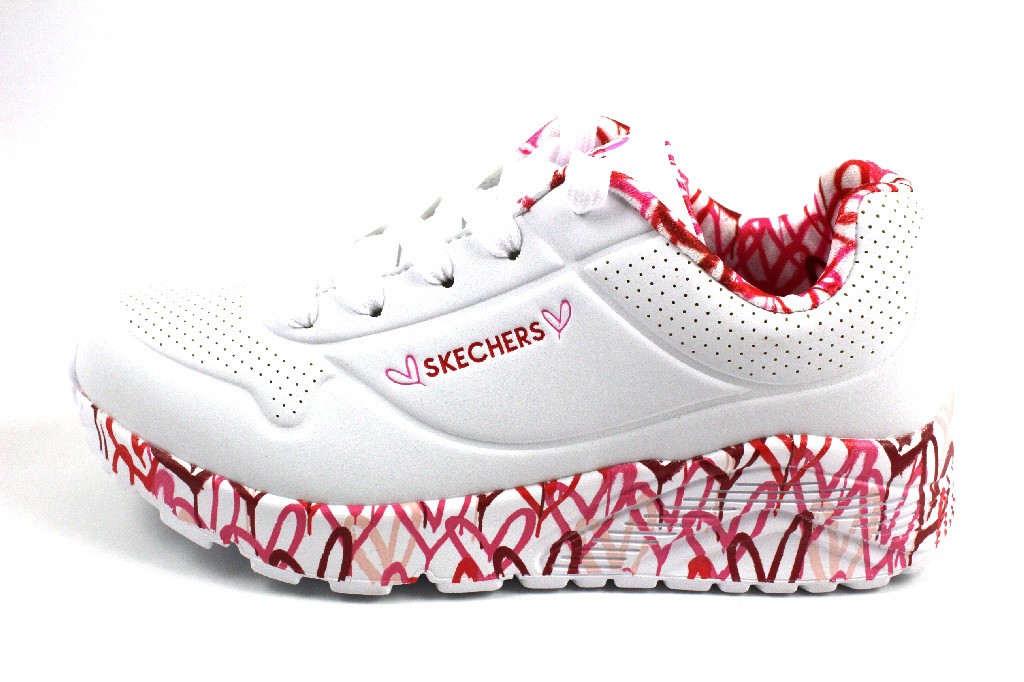 SKECHERS Mädchen Halbschuhe weiss