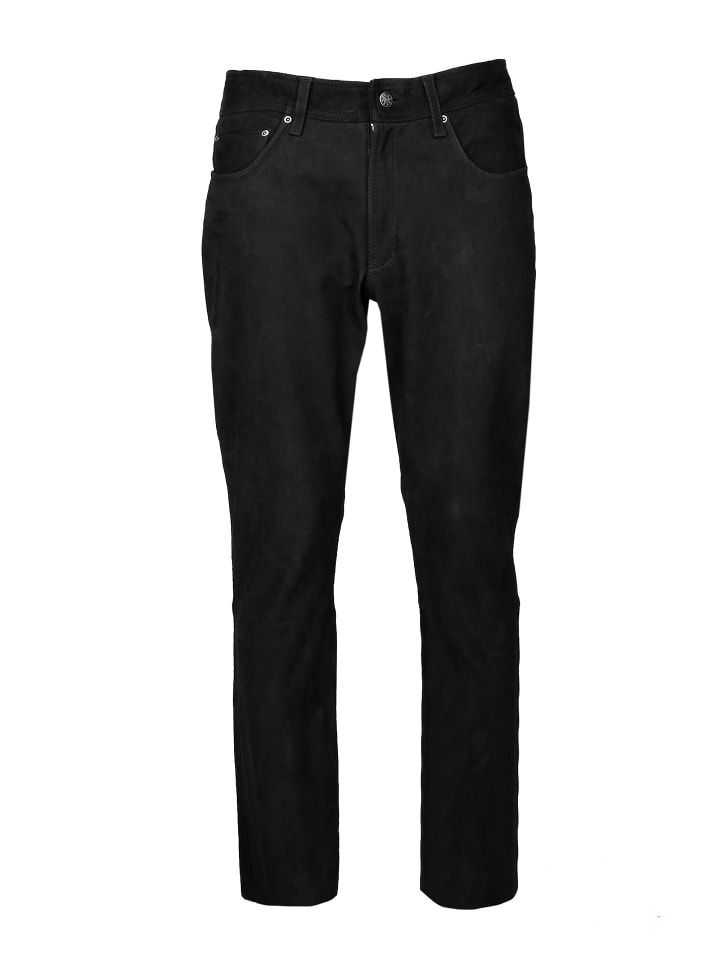 JCC Lederhose Phill in schwarz günstig kaufen