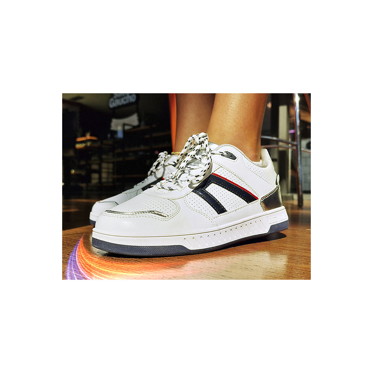 Schuhe mit Rollen 