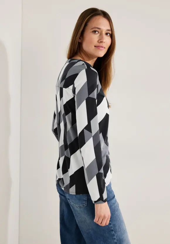 CECIL Langarmshirt mit Grafikprint