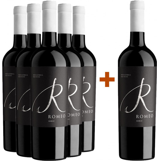 5+1 Paket Romeo Monastrell Barrica - Bodegas Alceño