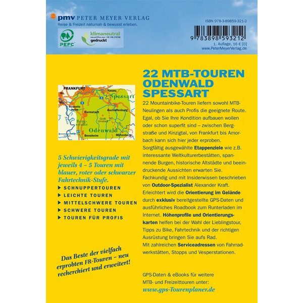 MTB-Touren Odenwald Spessart - Radwanderführer