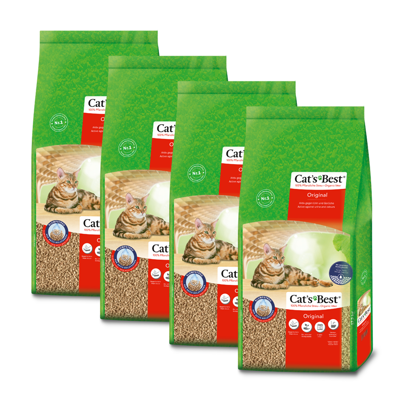 Cat's Best Katzenstreu Cat's Best Original 4x17,2 kg