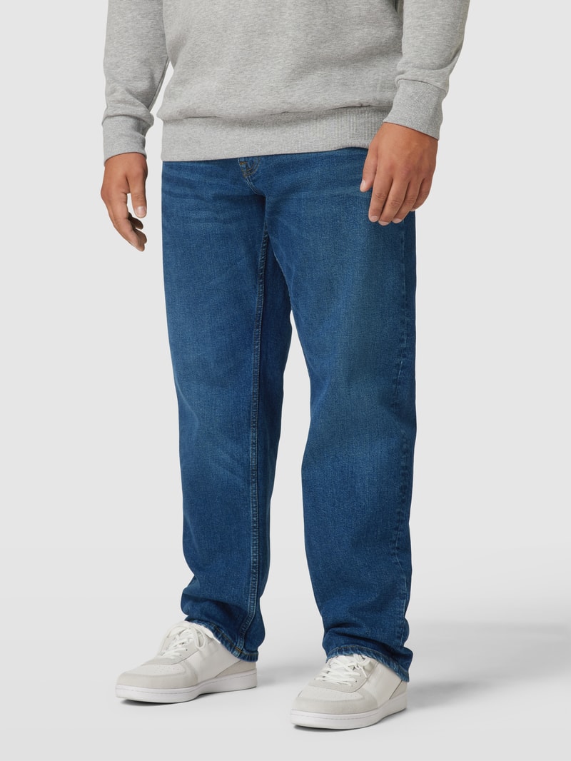 PLUS SIZE Jeans im 5-Pocket-Design Modell 'MADISON' in hellblau