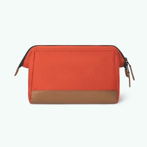 Bogota terracotta toiletry bag