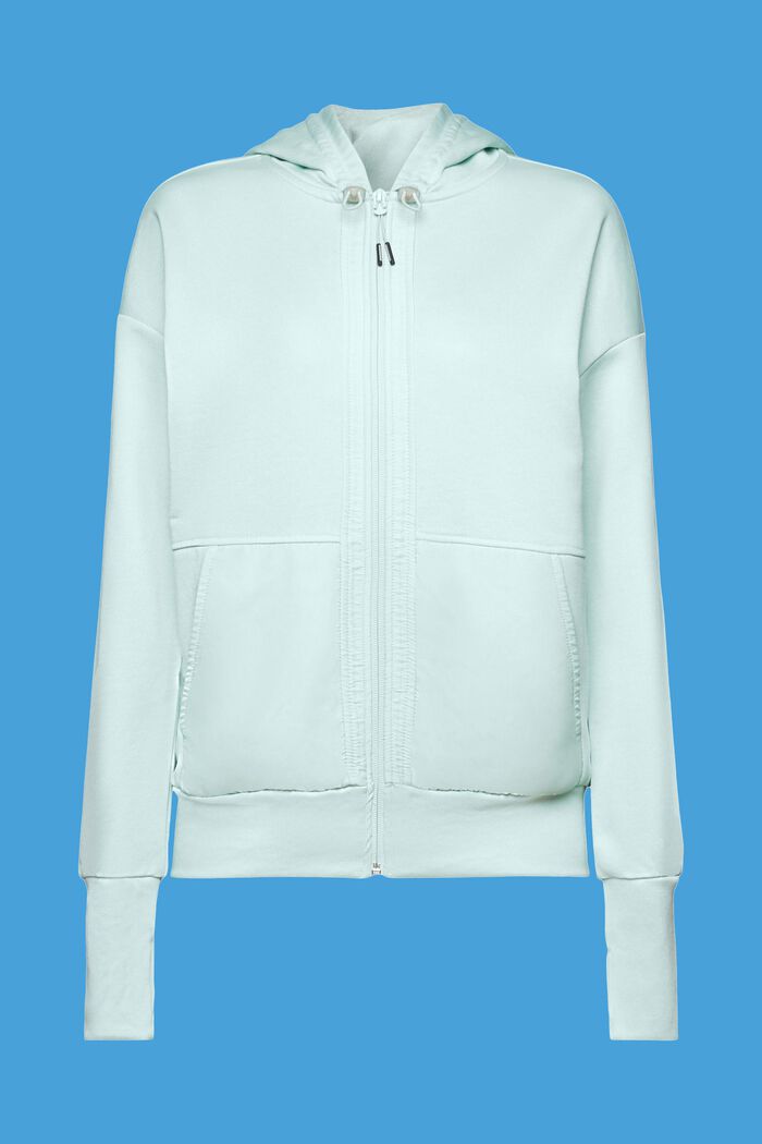 Recycelt: Sweatshirt mit Reißverschluss