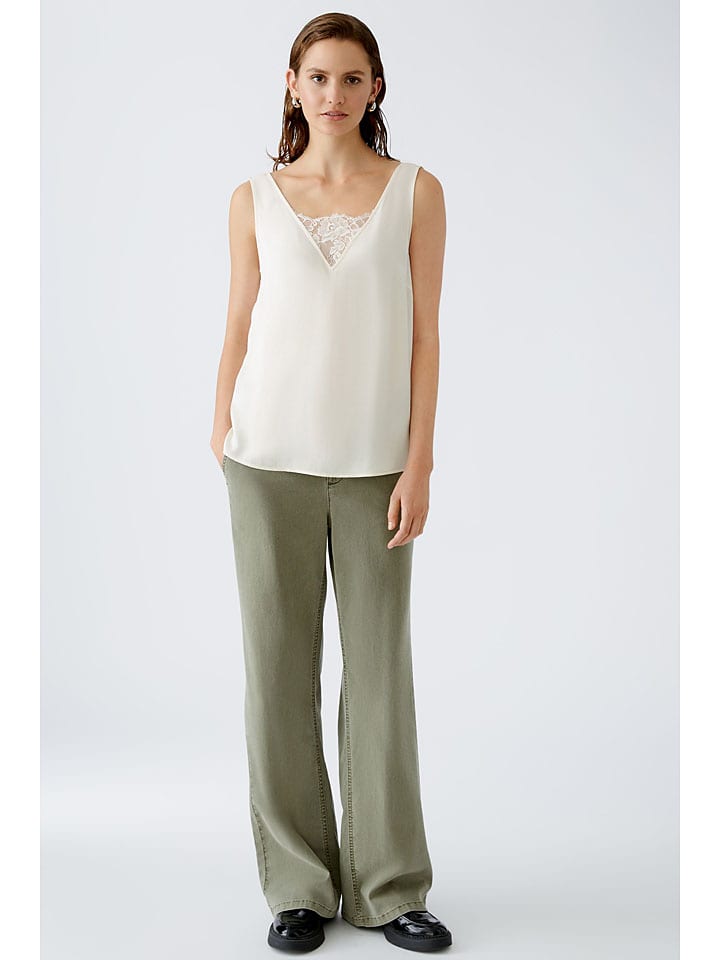 Oui Top in Creme günstig kaufen