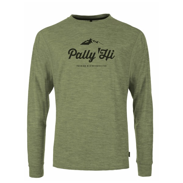 Pally'Hi - L/S Classic Peak Logo - Merinoshirt