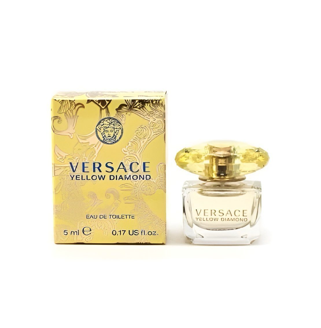 Versace Eau de Parfum Geschenke, Sets, Bright Crystal Miniaturen Woman Mini-Set 4 x 5 ml, 4-tlg., Luxusdüfte, Damenparfum, Duftset, Miniaturen, Dylan Blue
