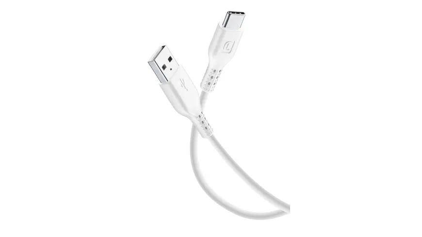 Cellularline Power Data Cable 1,2 m USB-A/ Typ-C White