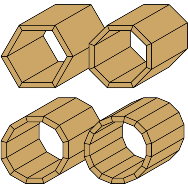 CMT 957.503.11 Teșitură 15° cu rulment de ghidare 24,5 x 22 mm, tijă 12 mm