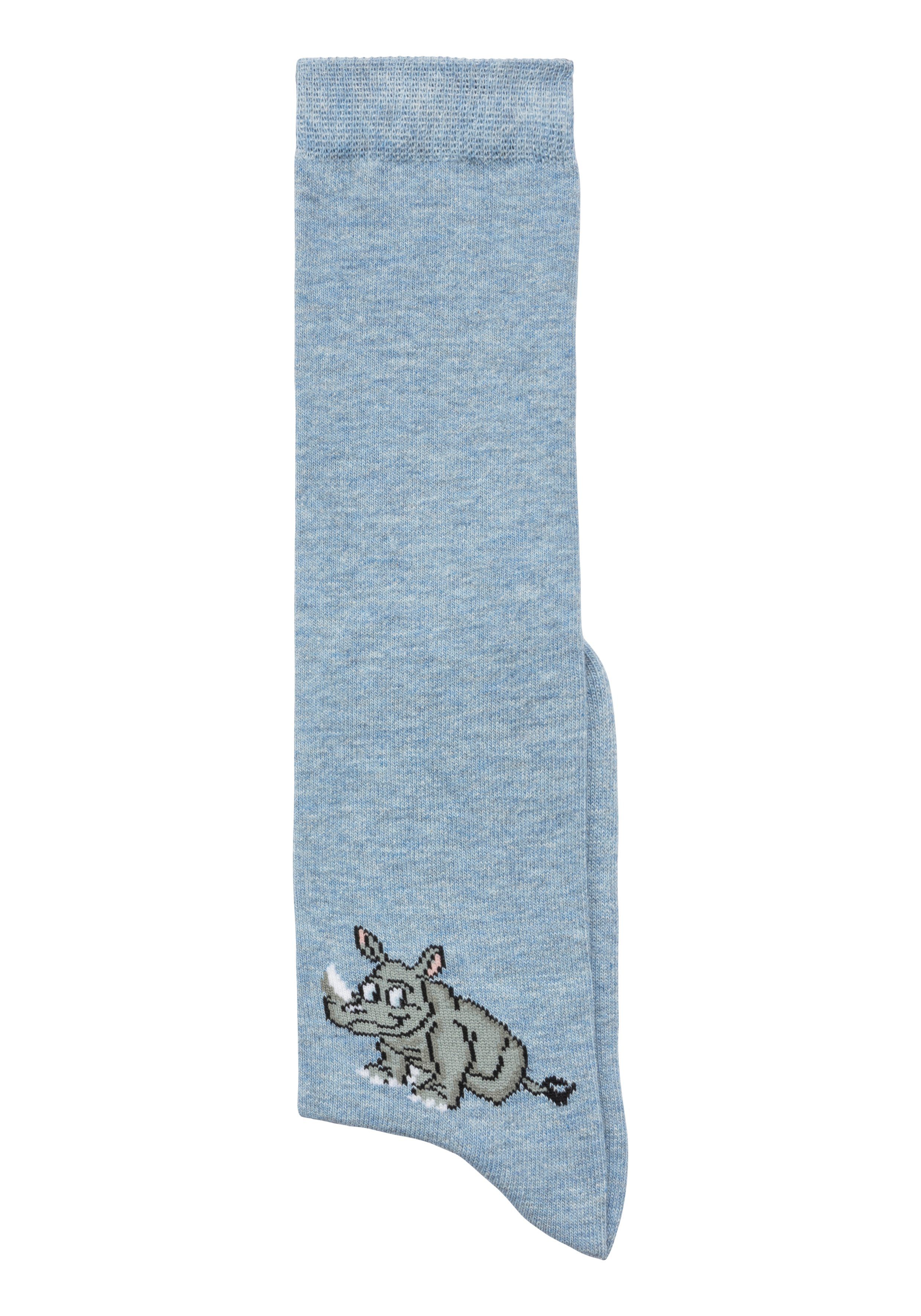 H.I.S Kniestrümpfe (5-Paar) mit eingestricktem Moriv