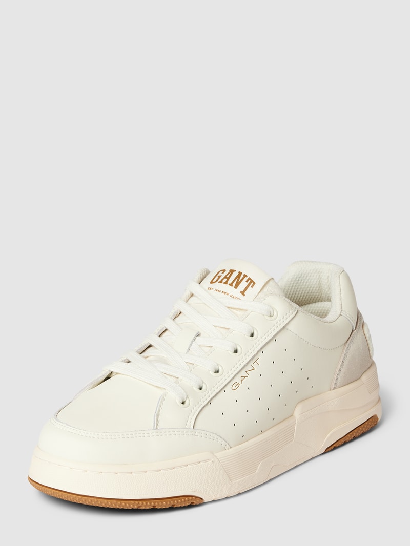 Sneaker mit Label-Details Modell 'Ellizy' in offwhite