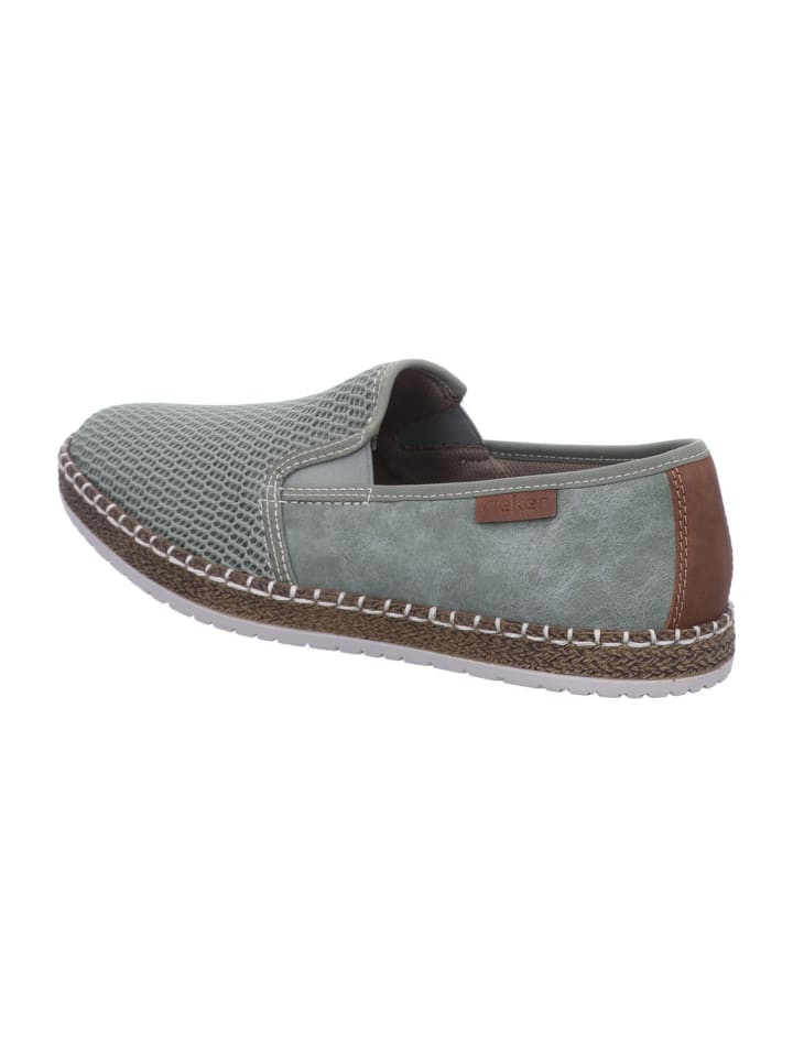 rieker Herren Halbschuhe  in Grün günstig kaufen