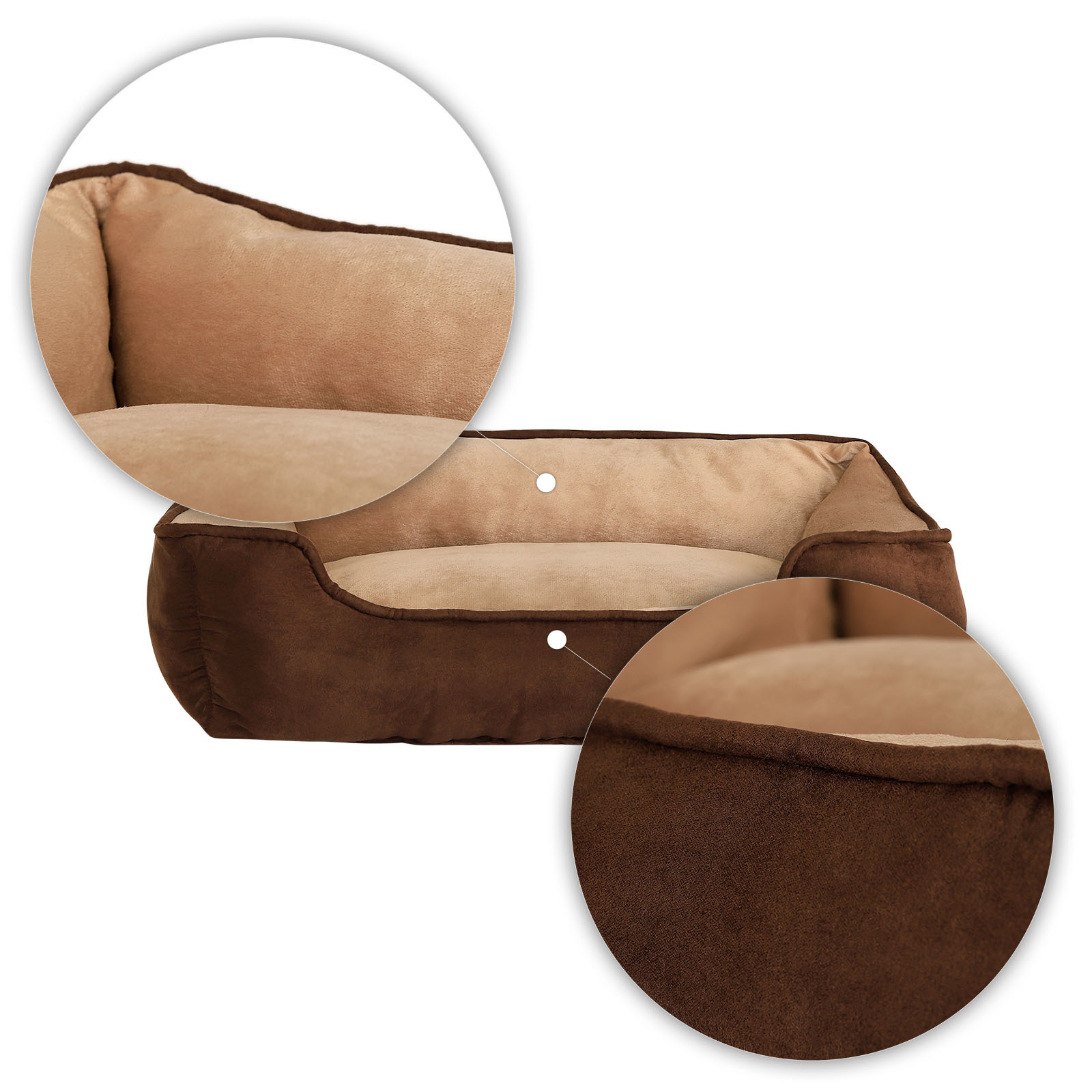 Lionto Hundebetten Lionto 2-in-1 Hundebett Hundekissen L