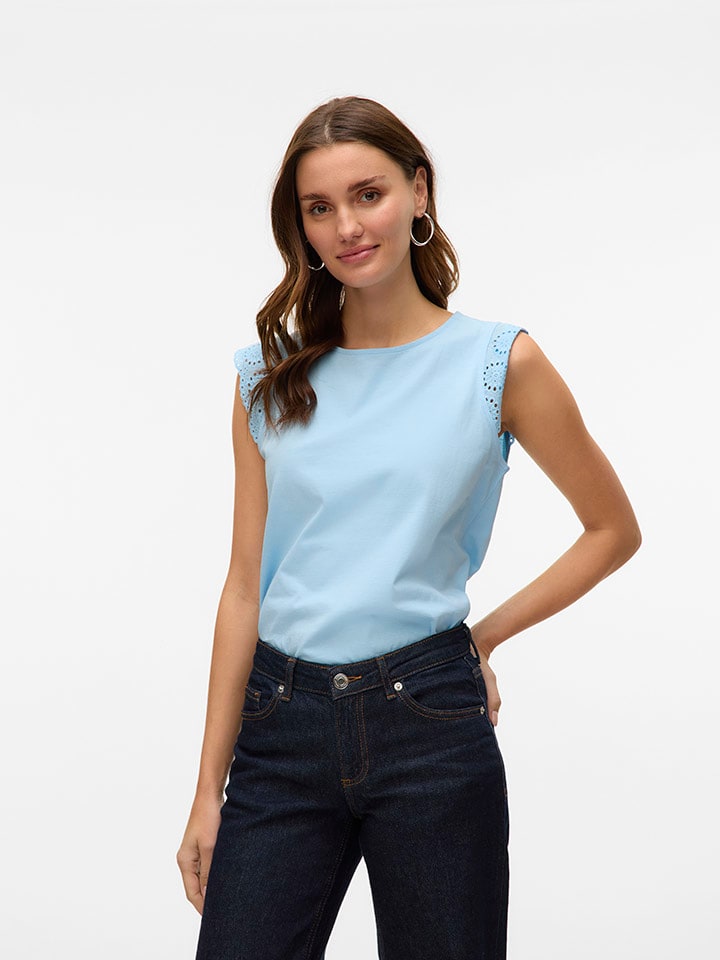 Vero Moda Shirt in Hellblau günstig kaufen