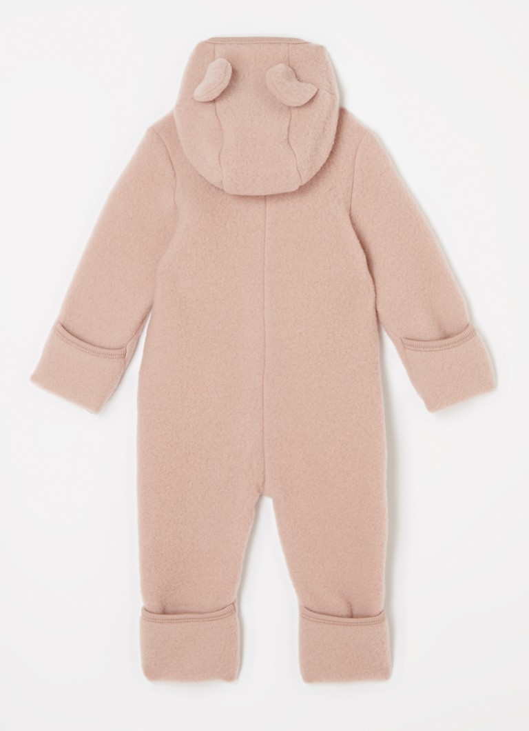 Huttelihut  Babypak van wol met capuchon