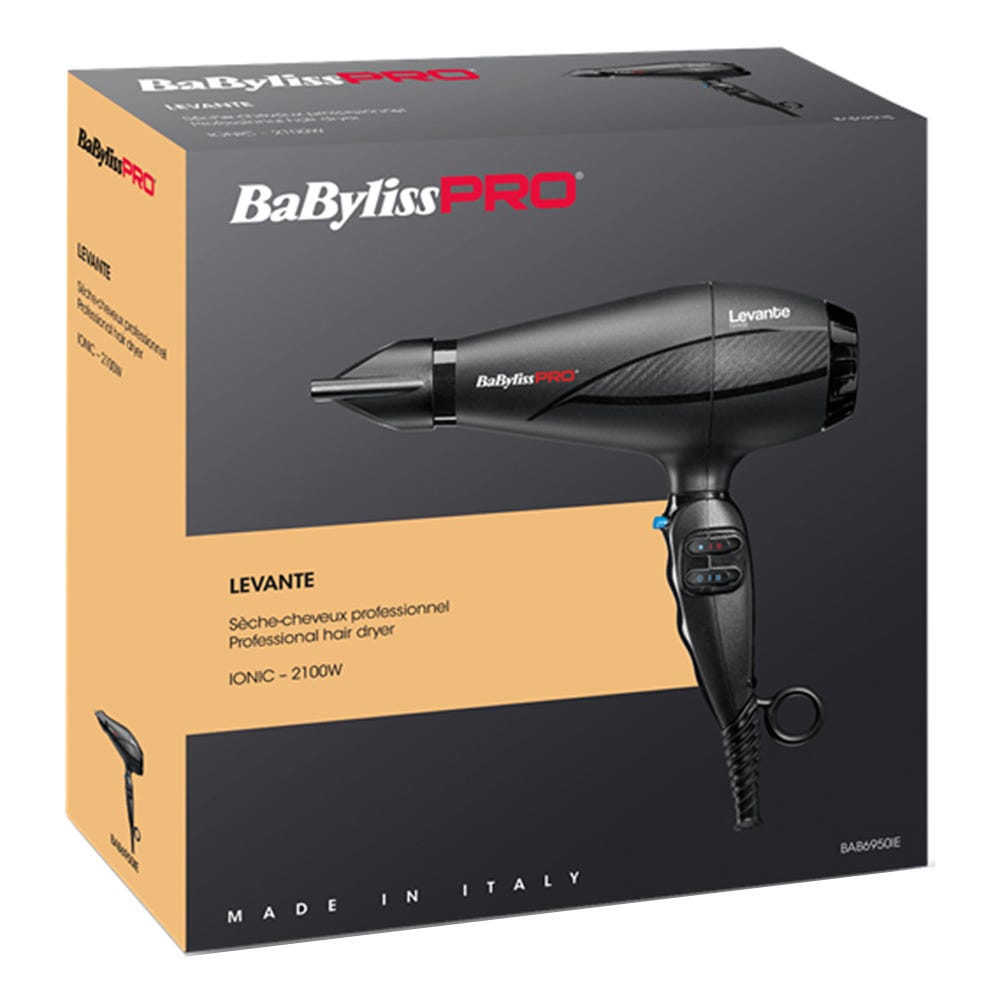 BabylissPro Haartrockner Levante Black 2100W