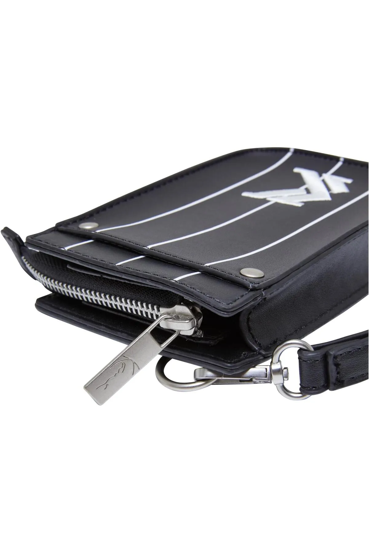 KARL KANI  Accessoires KA224-016-1KK OG Pinstripe kleine Beuteltasche schwarz/weiß