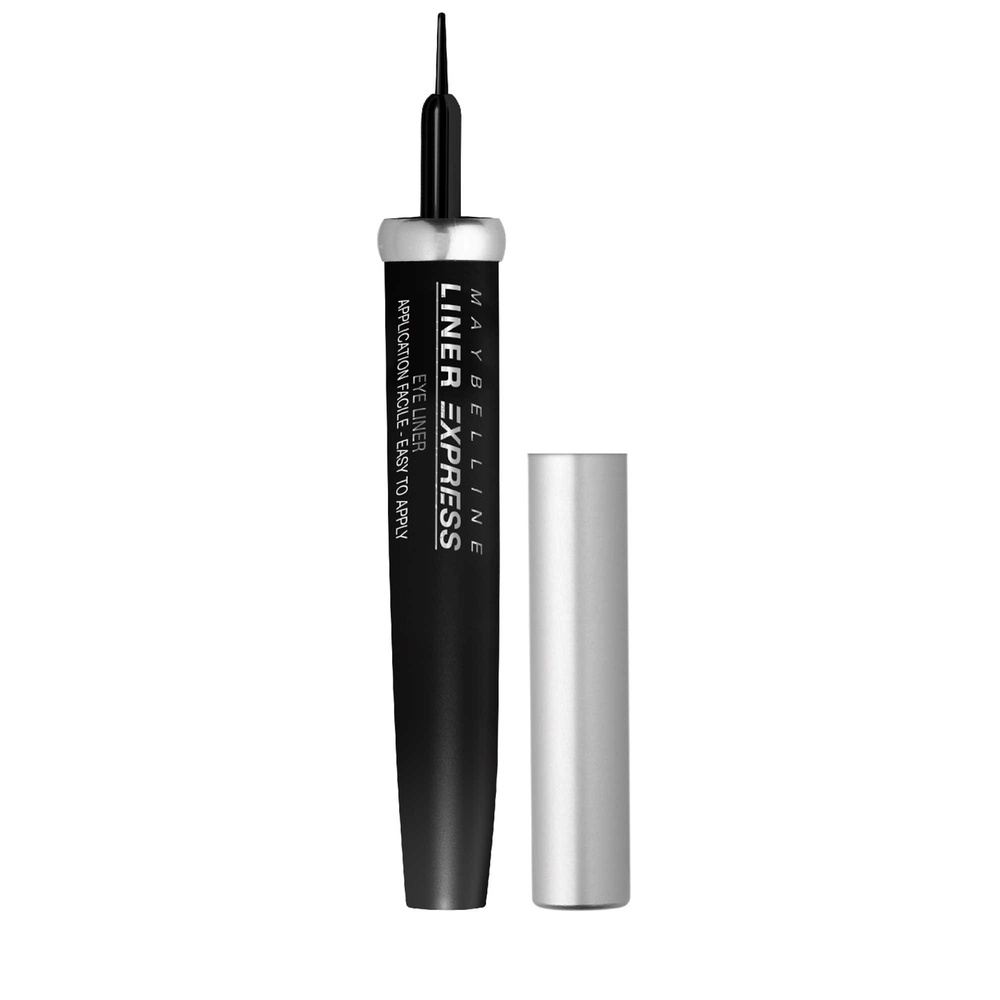 Maybelline New York Liner Express Eyeliner liquide longue tenue à la pointe souple et fine