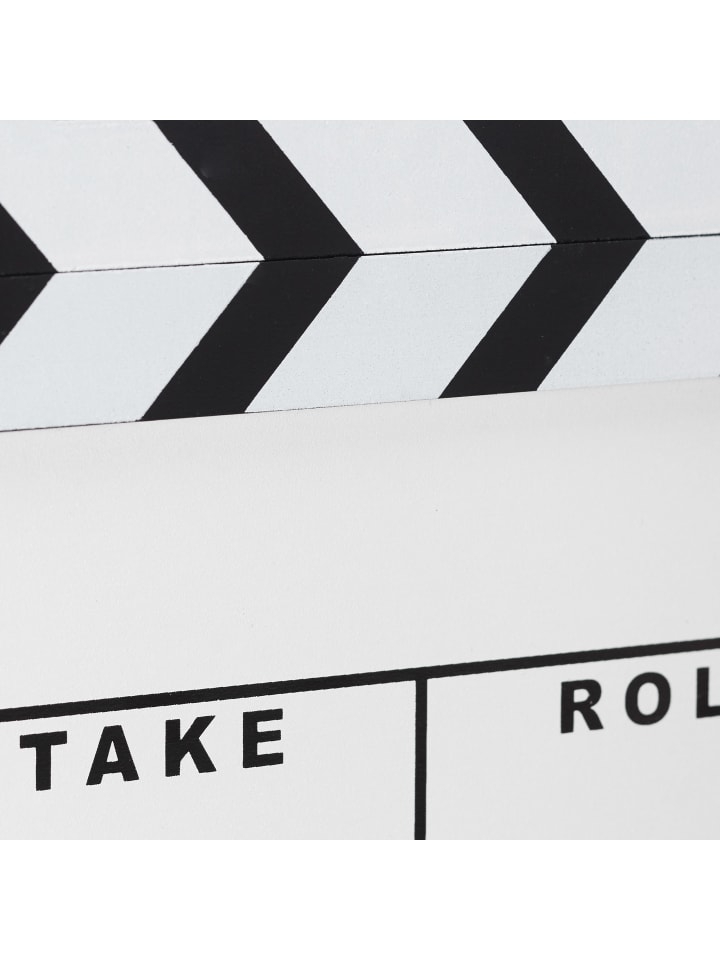 relaxdays 4x Filmklappe in Weiß günstig kaufen onesize