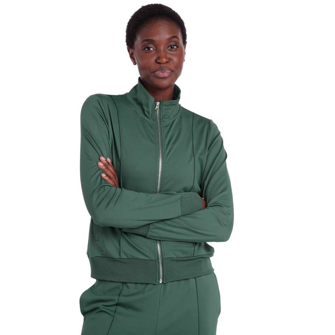 Damen Sportjacke mit Biesen