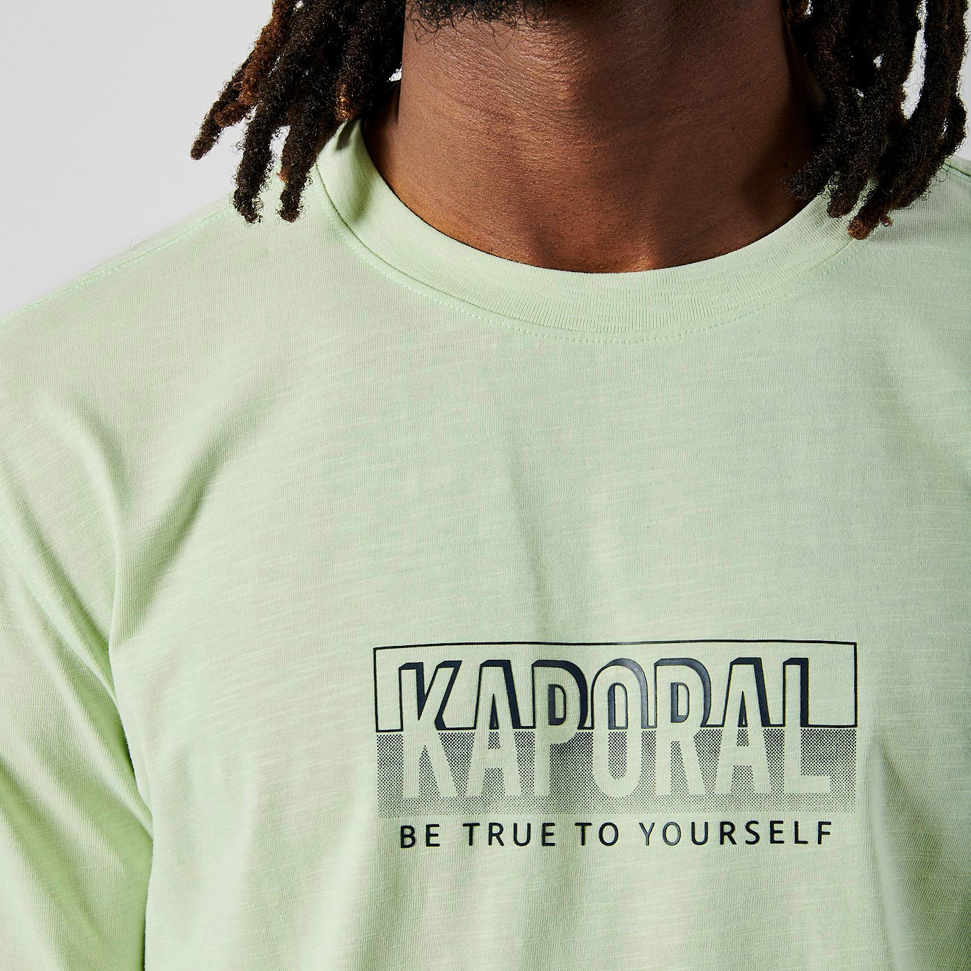 BAZZI  T-shirt vert Homme en 100% coton bio