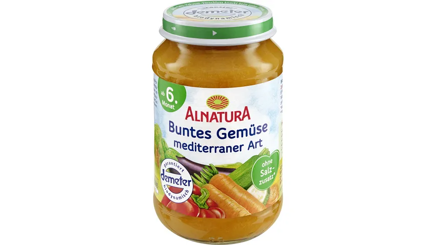Alnatura Bio Buntes Gemüse mediterran 190 g