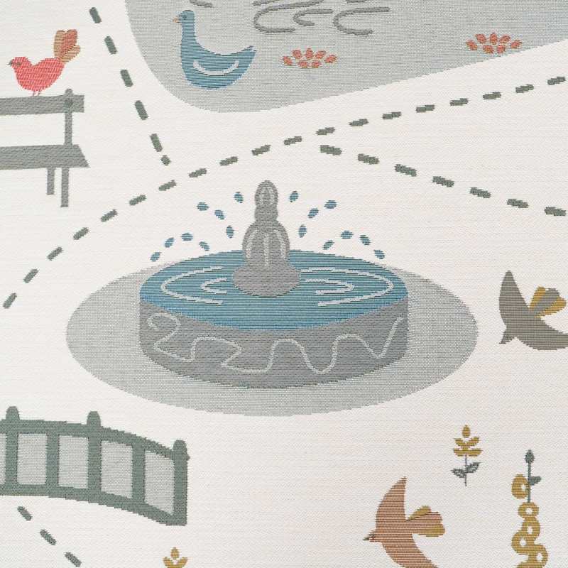 Tapis de jeu indoor & outdoor 123x180cm BIRD PARADISE