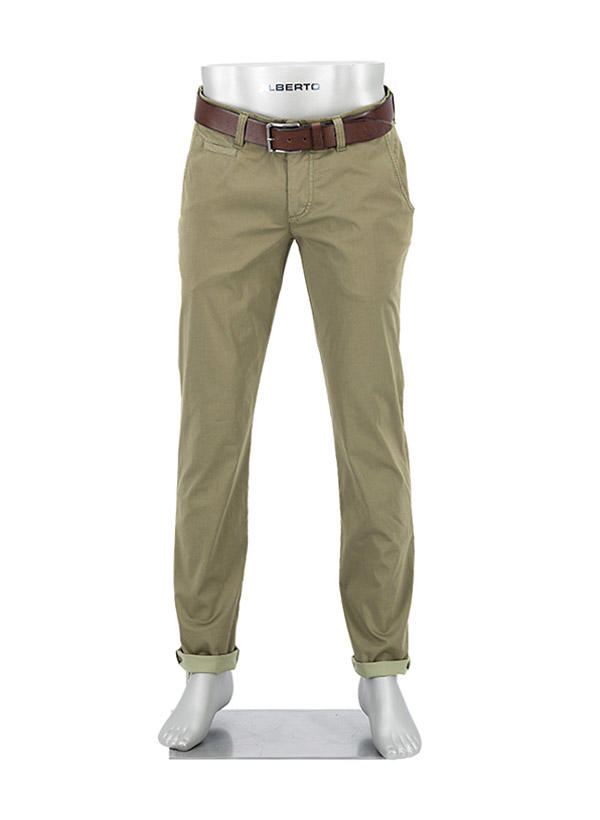 Alberto Golf, Golfhose Rookie light, Regular Fit, Baumwolle, militärgrün