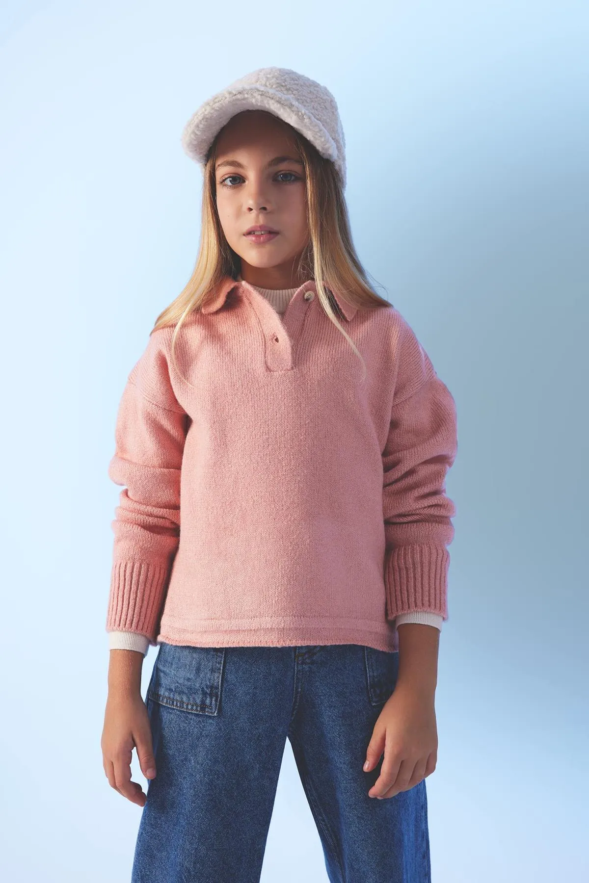 DeFacto  Polokragen-Pullover für Mädchen in normaler Passform