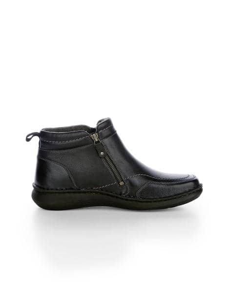 Stiefelette mit seitlichen Reißverschlüssen