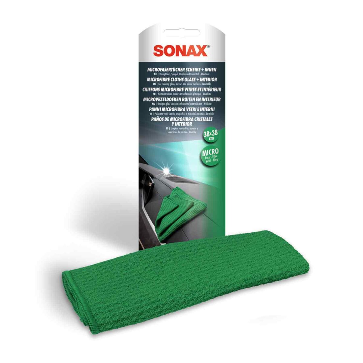 Sonax MicrofaserTuch Scheibe   Innen 38x38cm