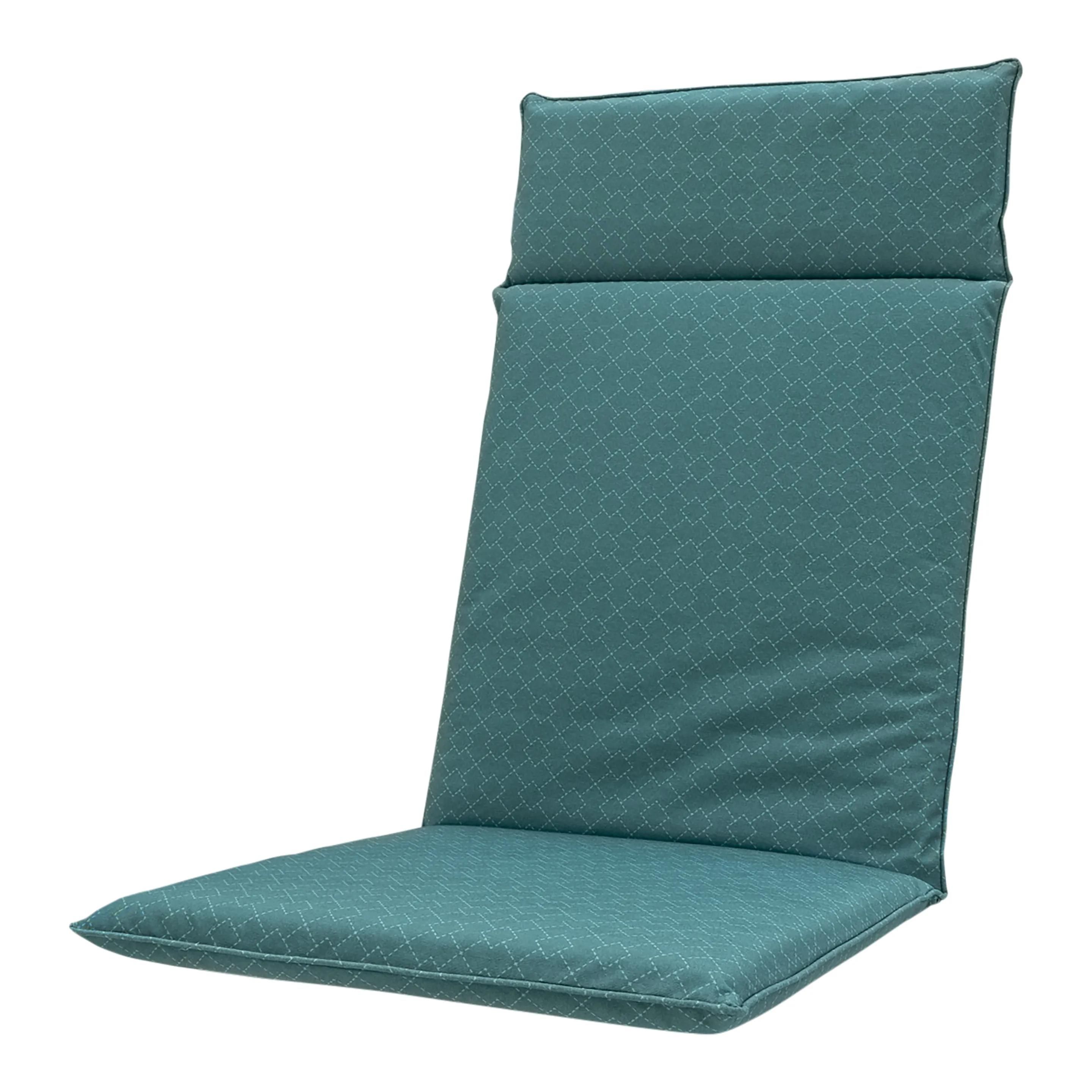 Madison Check Sea Blue 120x50 Kissen mit hoher Rückenlehne