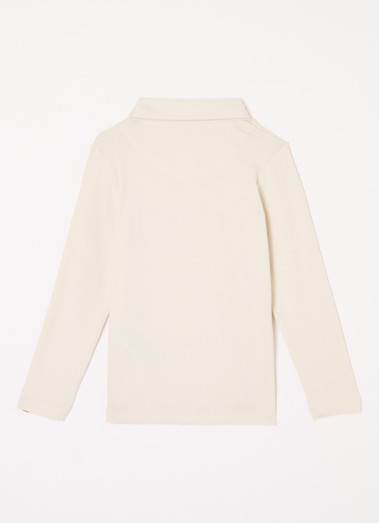 Tricou polo Lil' Atelier NMM Fundo din bumbac organic