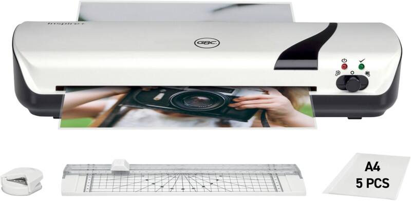 GBC Inspire  4-in-1 DIN A4 Laminiergerät-Set 4410034 250 mm/min. 4 Min. Aufwärmzeit Bis zu 2 x 125 (250) Mikron