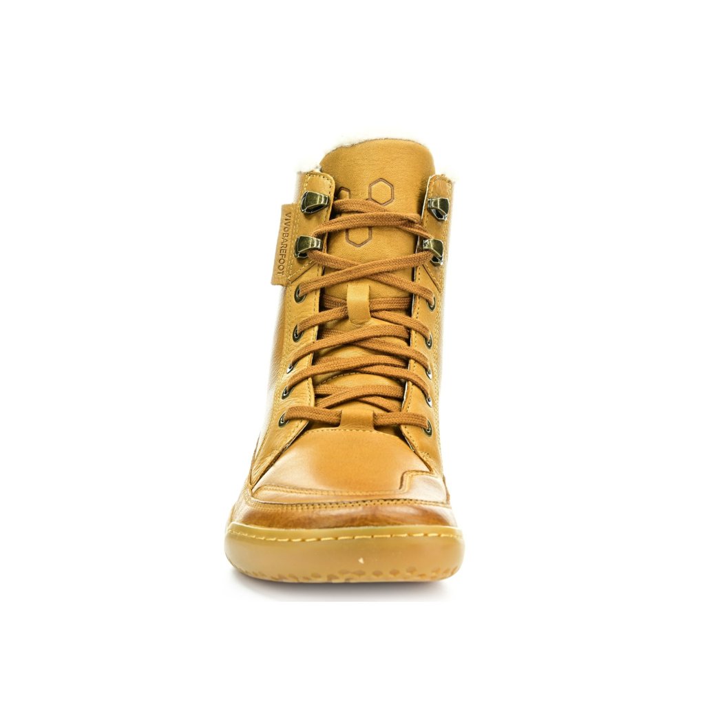Vivobarefoot Gobi Boot Warmlined L Light Tan Winterbarfußschuhe