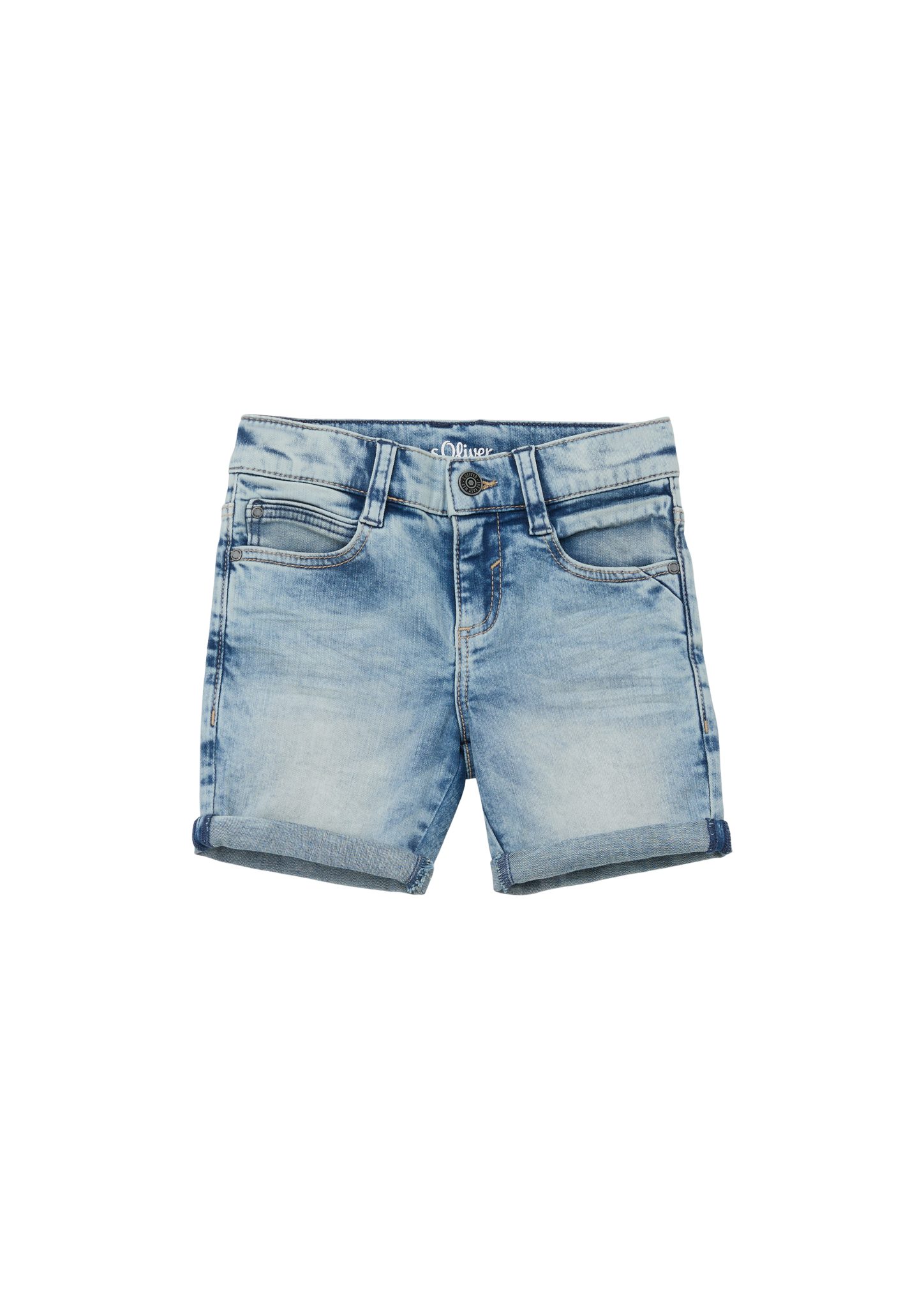 s.Oliver Jeansshorts Jeans-Bermuda Brad / Slim Fit / Mid Rise / Slim Leg Waschung