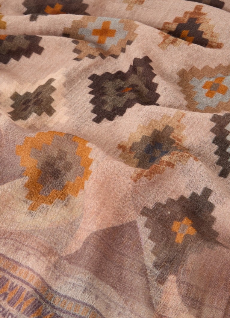Eșarfă din lână cu imprimeu Dina de Gerard Darel, 200 x 70 cm